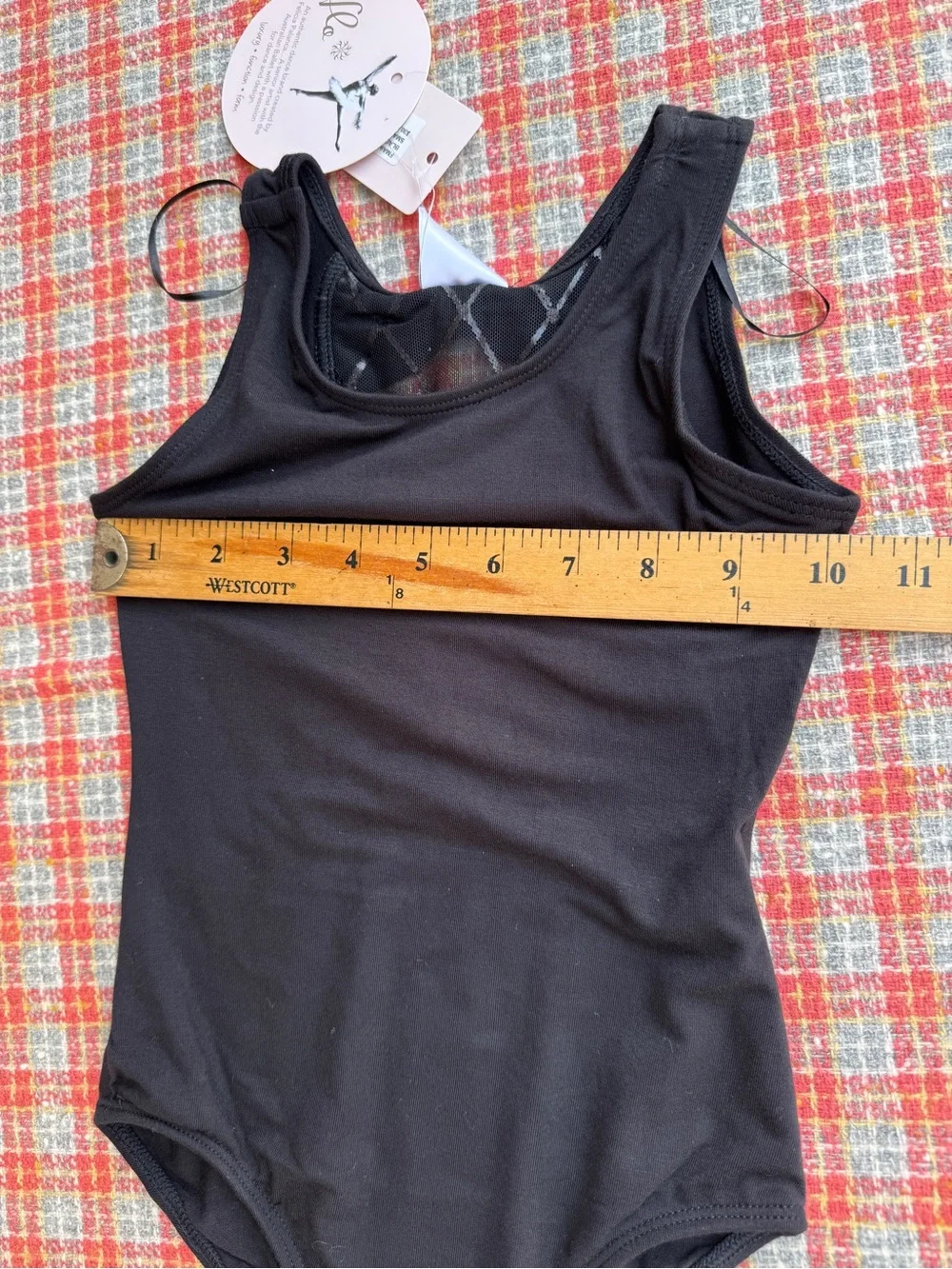 Flo Dancewear leotard created by Felicia Palanca, Australian Ballet Bow & Mesh